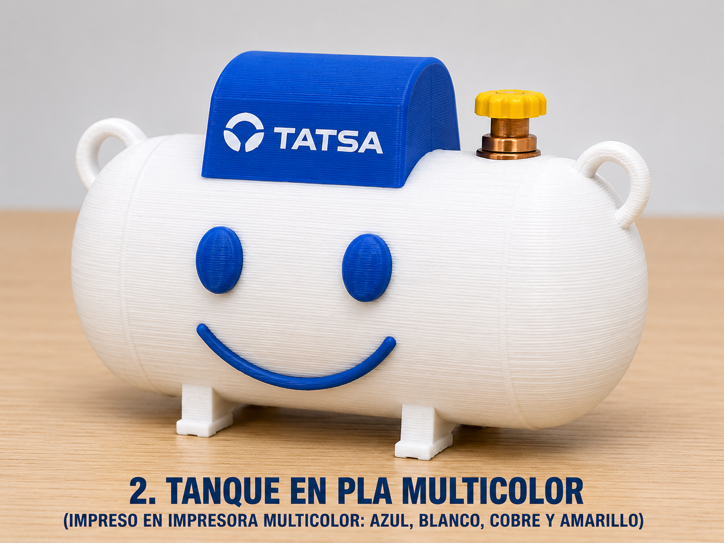 Tanque TATSA PLA multicolor